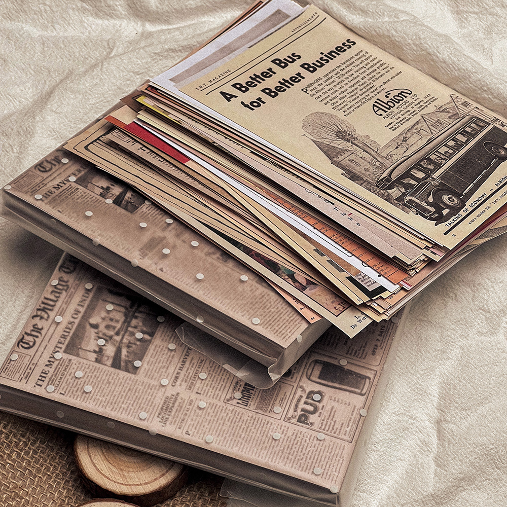 118Pcs Vintage Old Newspaper C - Art Craft Journals incelemesi ve fiyatı