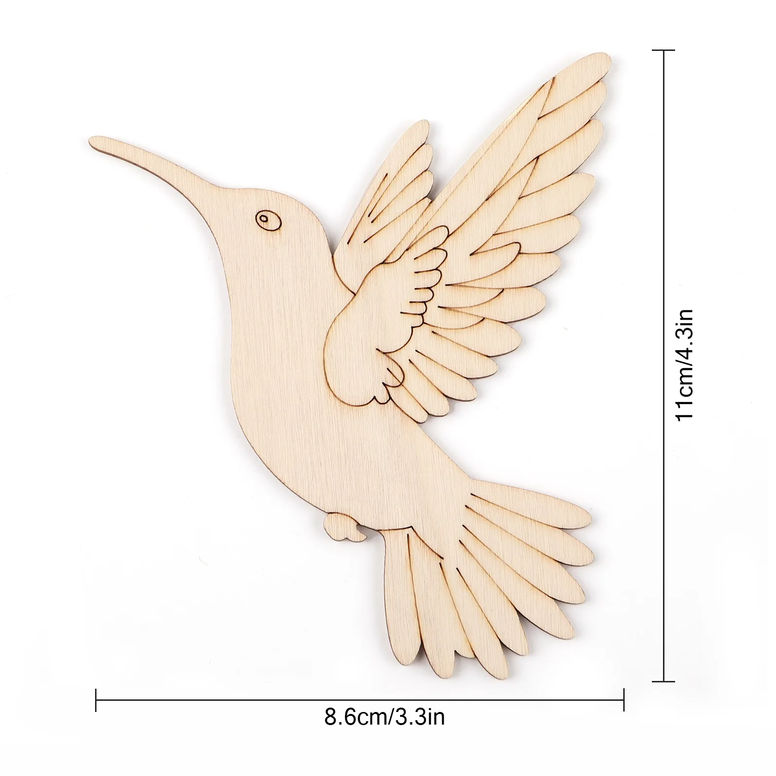 10pcs Unfinished Wood Animal B - Art & Craft Paper Ideas For Kids incelemesi ve fiyatı