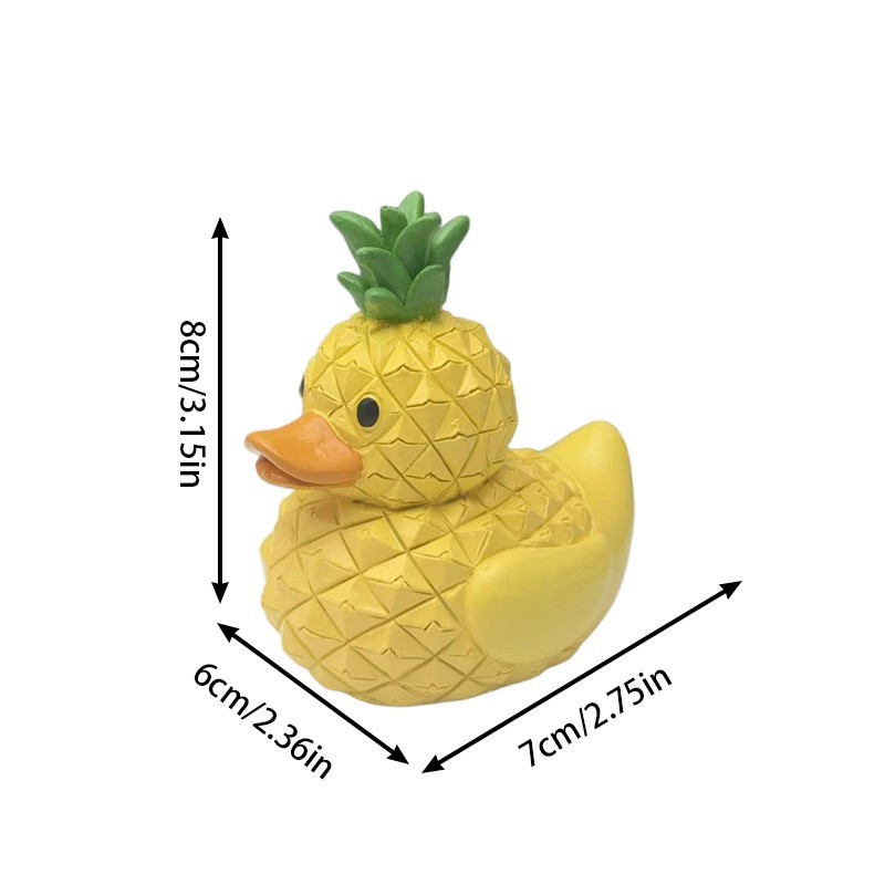 Pineapple Duck Resin Figurine, - Art Craft Duck incelemesi ve fiyatı