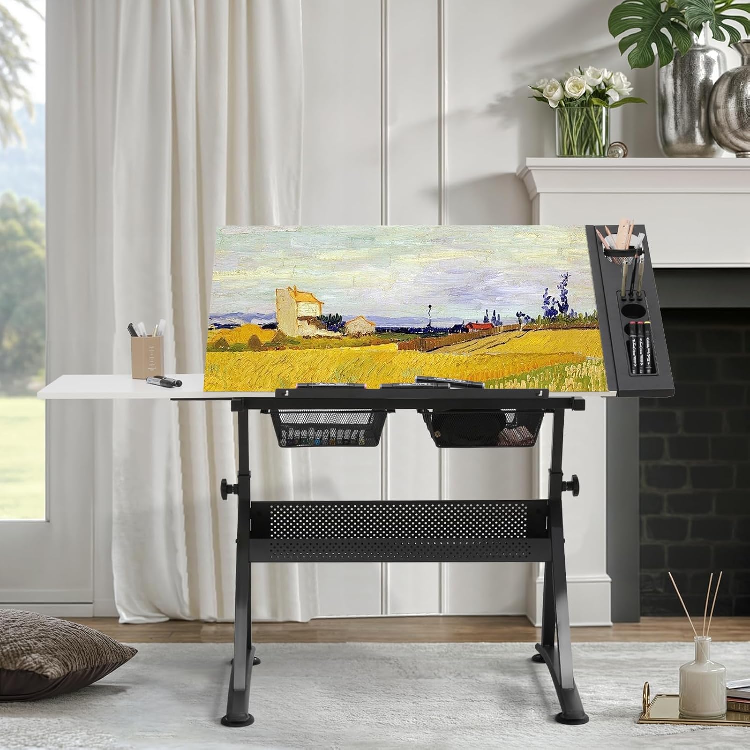 Art Deco Drafting Table, Heigh - Art & Craft Paper Ideas For Kids incelemesi ve fiyatı