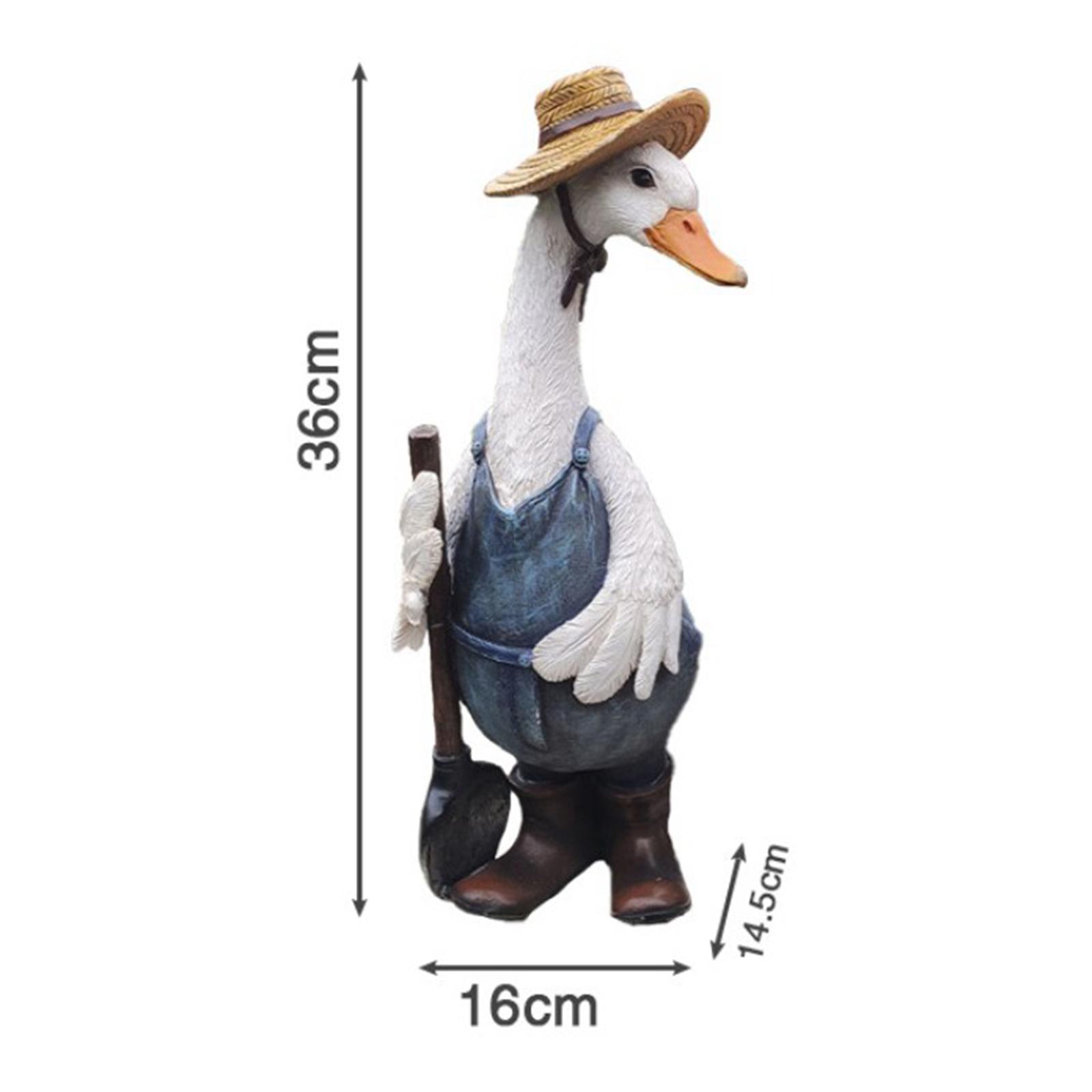 Resin Duck Garden Statue Figur - Art Craft Duck incelemesi ve fiyatı