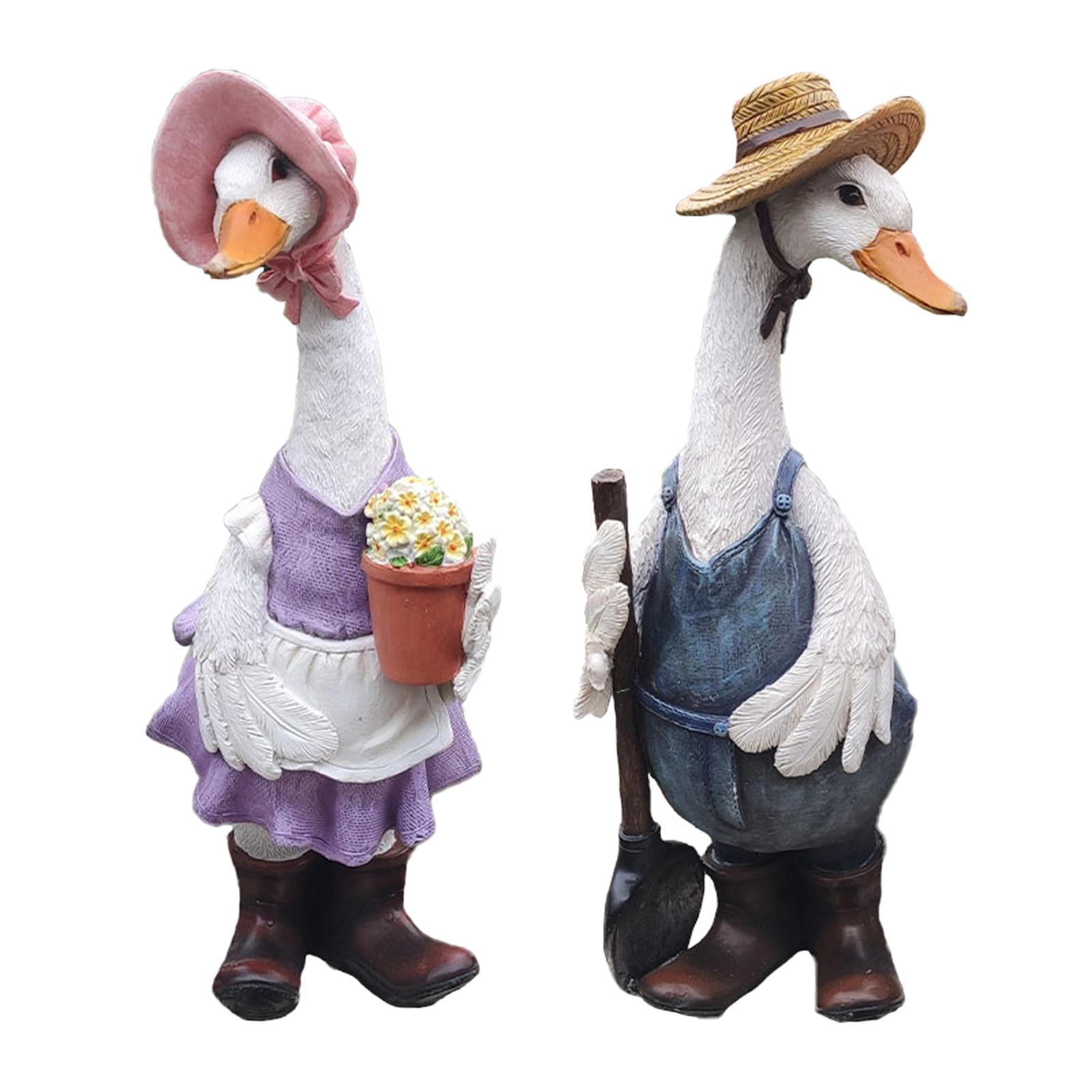 Resin Duck Garden Statue Figur - Art Craft Duck incelemesi ve fiyatı