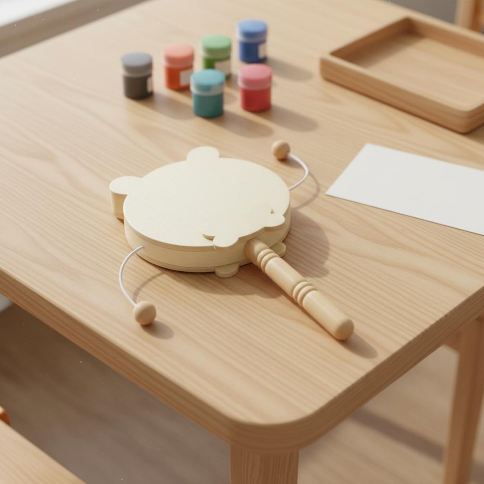 DIY Wooden Rattle Drum Even-Su - Art Craft Workshop incelemesi ve fiyatı