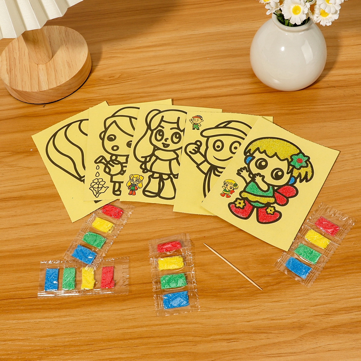 Childrens DIY Sand Art Kit Car - Art Craft Doodle incelemesi ve fiyatı