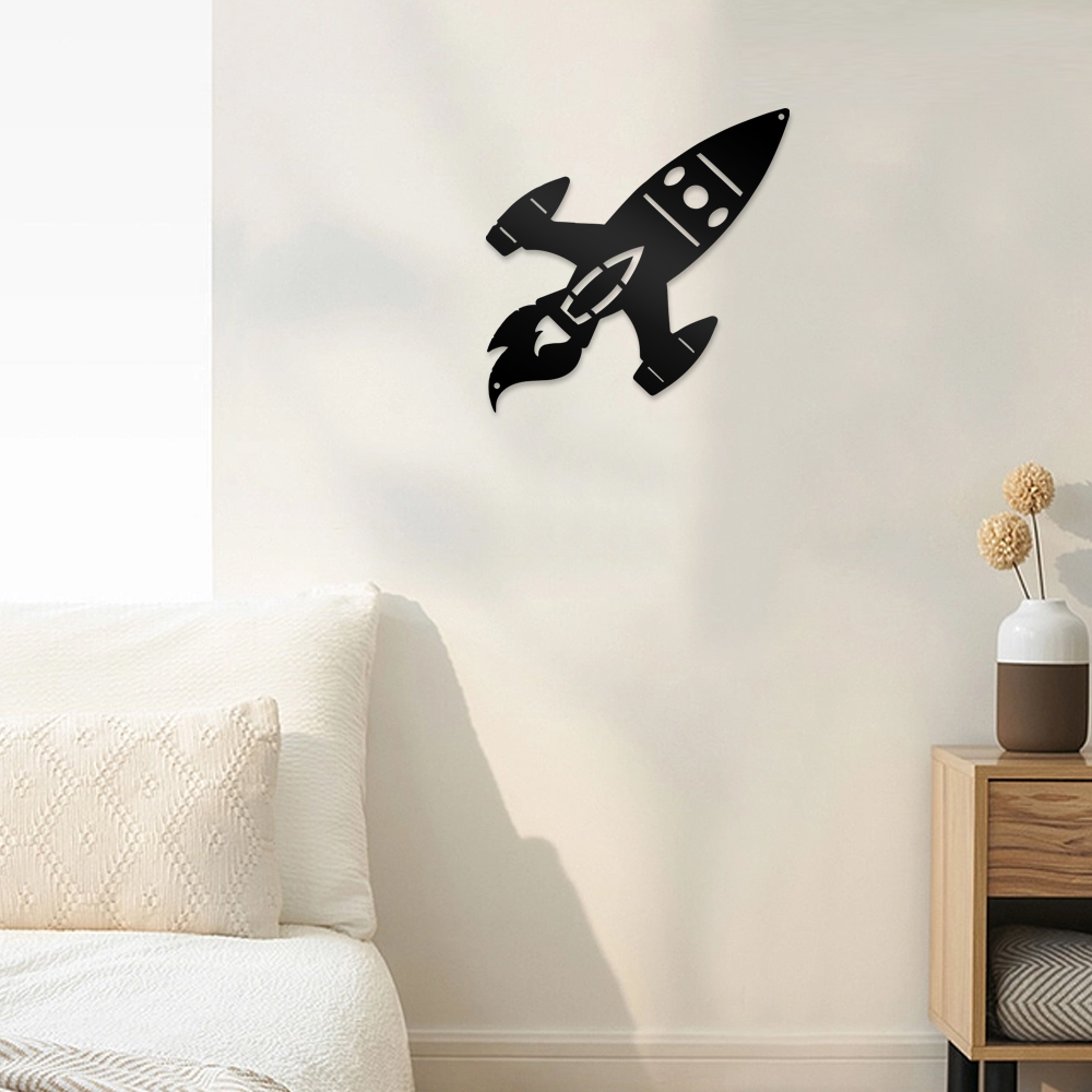 1pc Beauty Space Rocket Wall M - Art And Craft Rocket incelemesi ve fiyatı