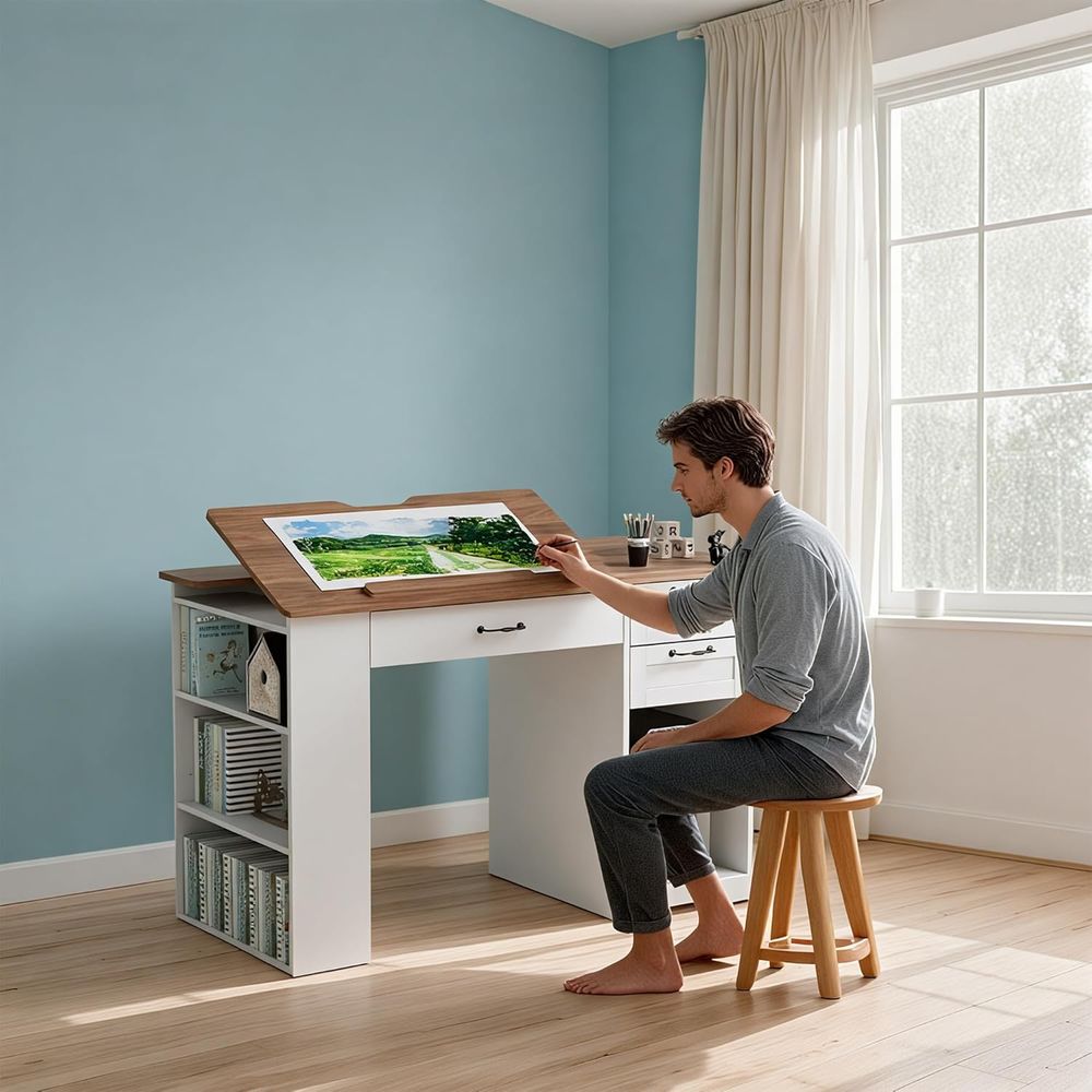 Adjustable Art Desk with Stora - Art & Craft Paper Ideas For Kids incelemesi ve fiyatı