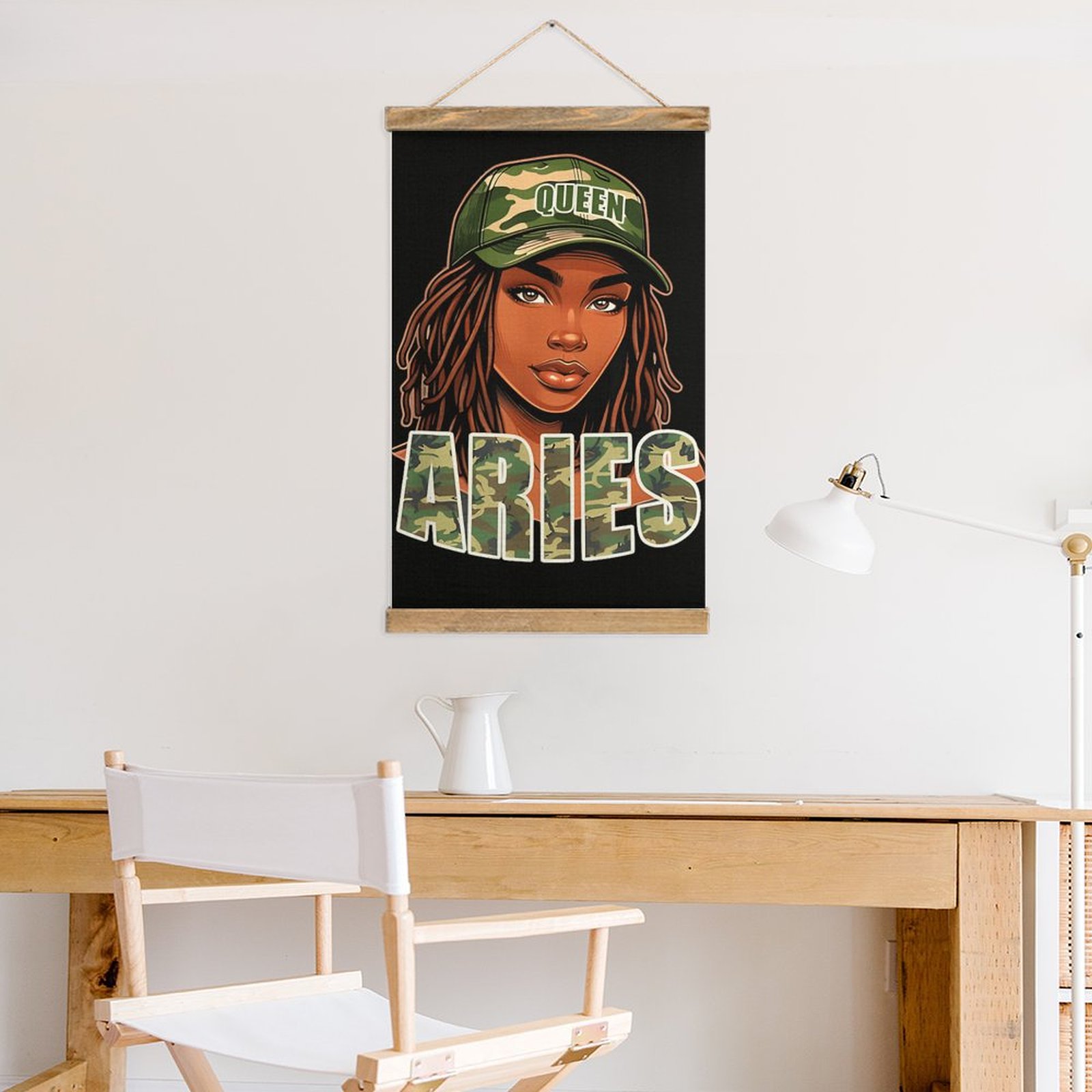 Aries Queen Camo Art Draw Bedr - Queen Art Craft incelemesi ve fiyatı