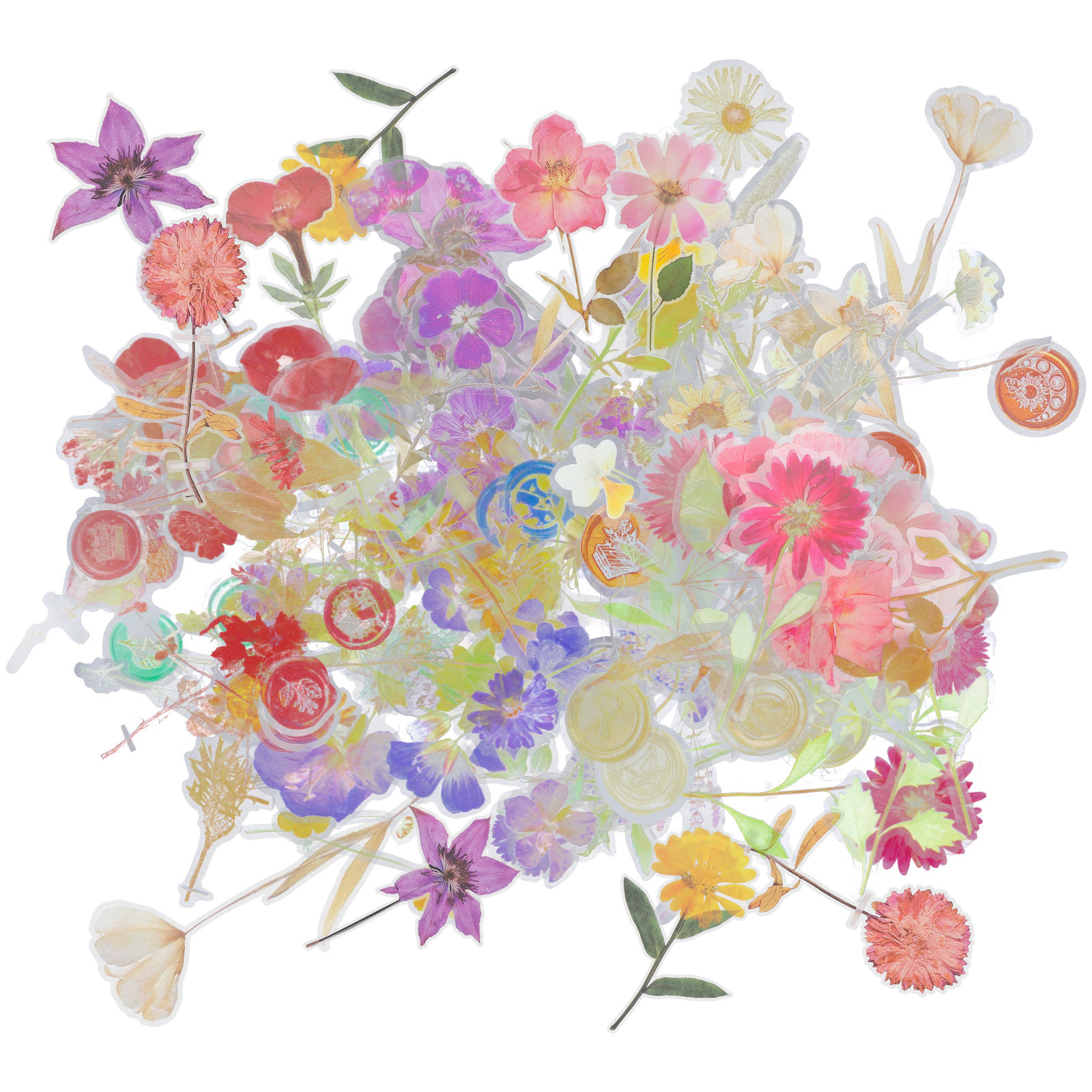 6 Packs Dried Flower Stickers  - Art Craft Journals incelemesi ve fiyatı