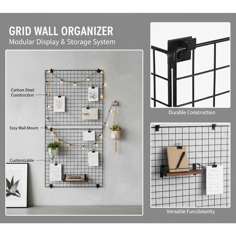 3 Packs Grid Wall Panels, 2 x  - Art Craft Wire incelemesi ve fiyatı