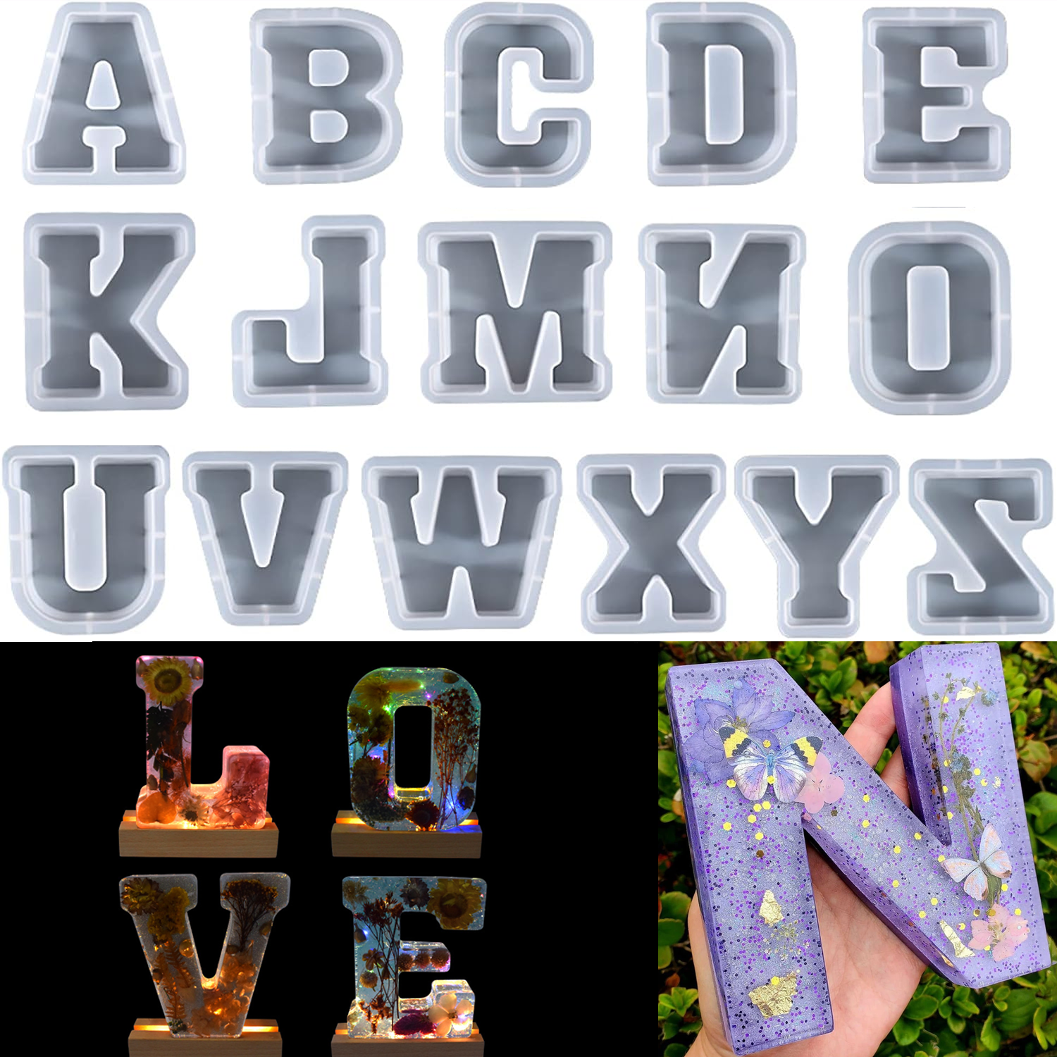 7 Inch Large Letter Silicone M - Art And Craft Letter Z incelemesi ve fiyatı