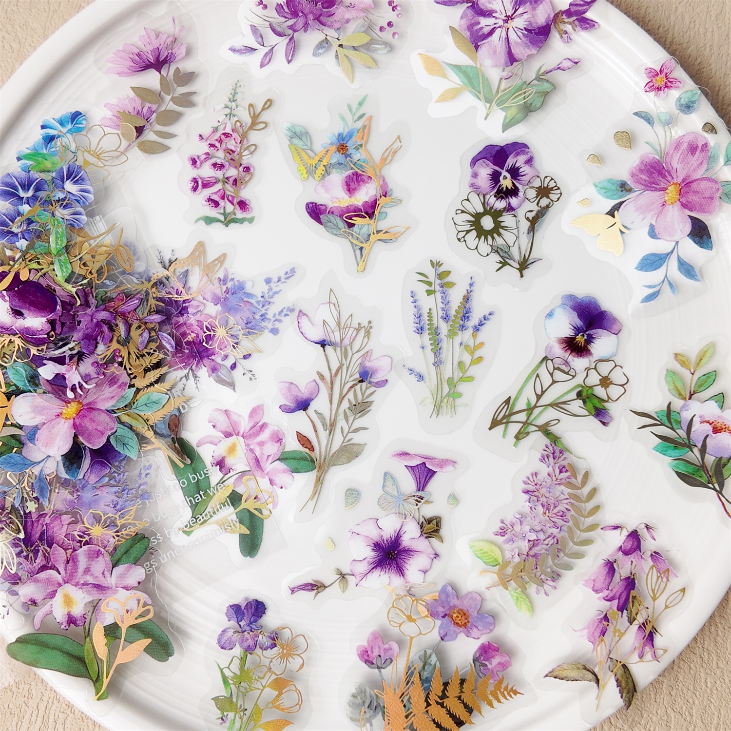 40Pcs PET Plant Flower Sticker - Art Craft Journals incelemesi ve fiyatı
