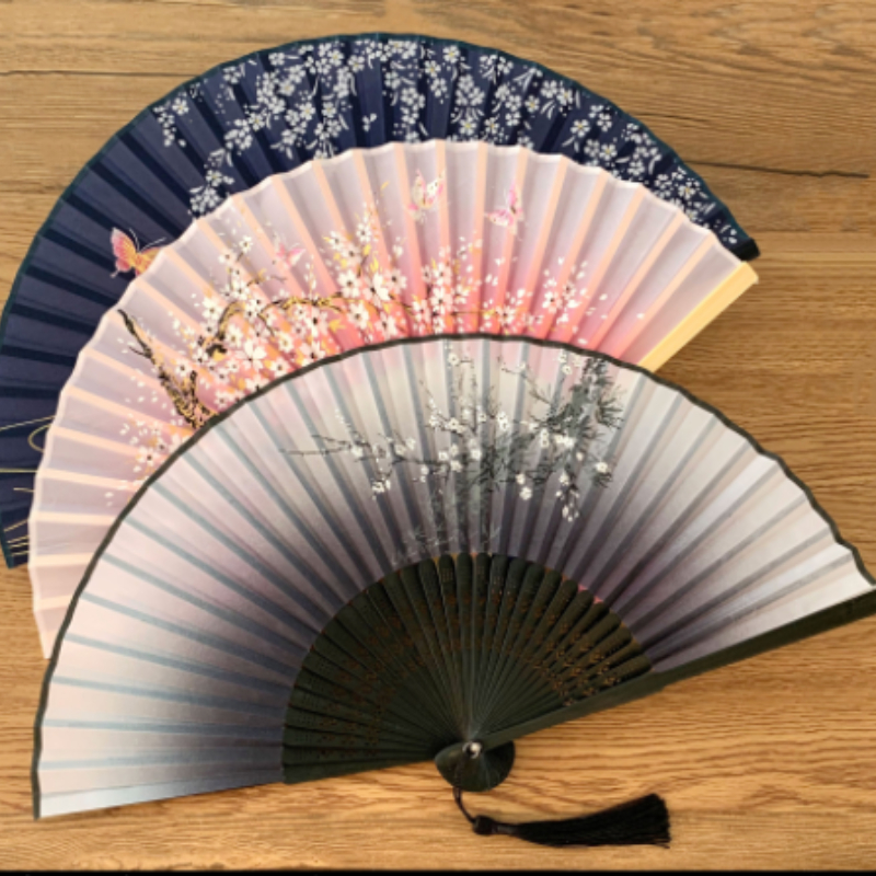 Retro Style Folding Fan Female - Art Craft And Cloth incelemesi ve fiyatı
