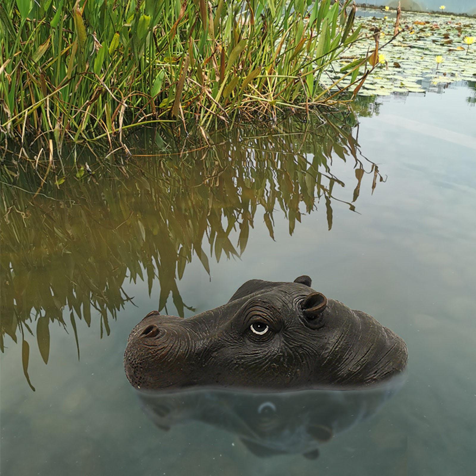 Floating Hippo Head Decoy Scul - Art Craft Duck incelemesi ve fiyatı