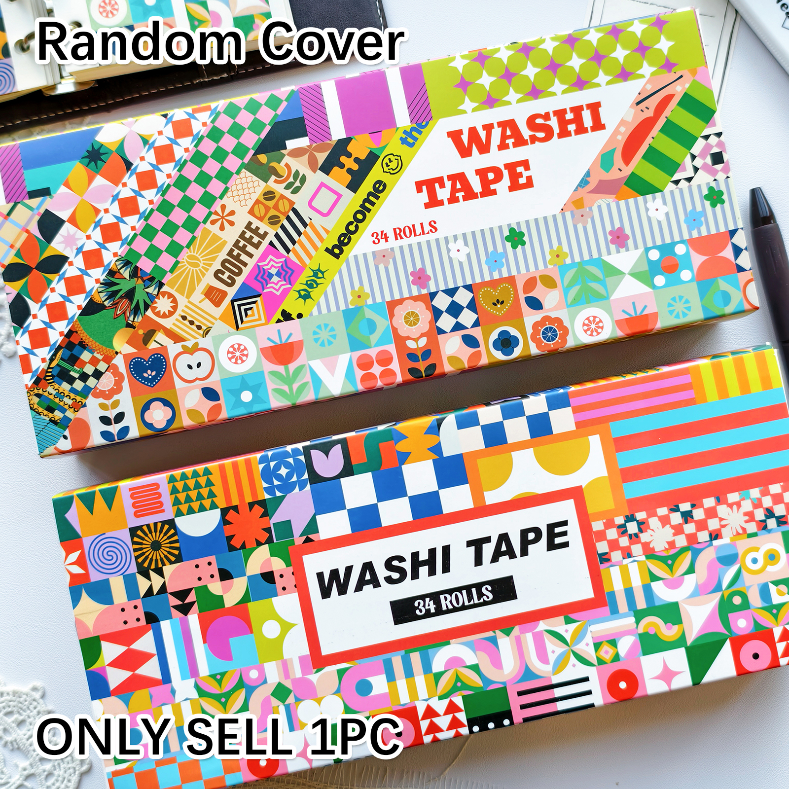 Random Cover 34 Rolls Aestheti - Art Craft Journals incelemesi ve fiyatı