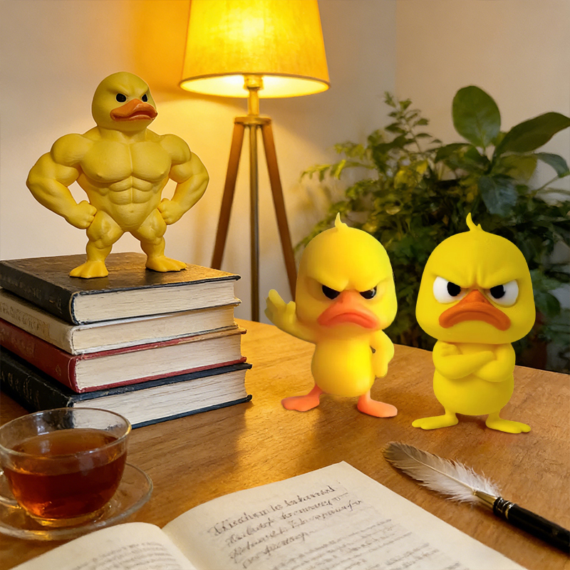 3/1Pcs Muscle/Angry Duck Statu - Art Craft Duck incelemesi ve fiyatı